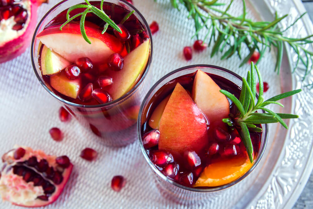 Sangria in glass