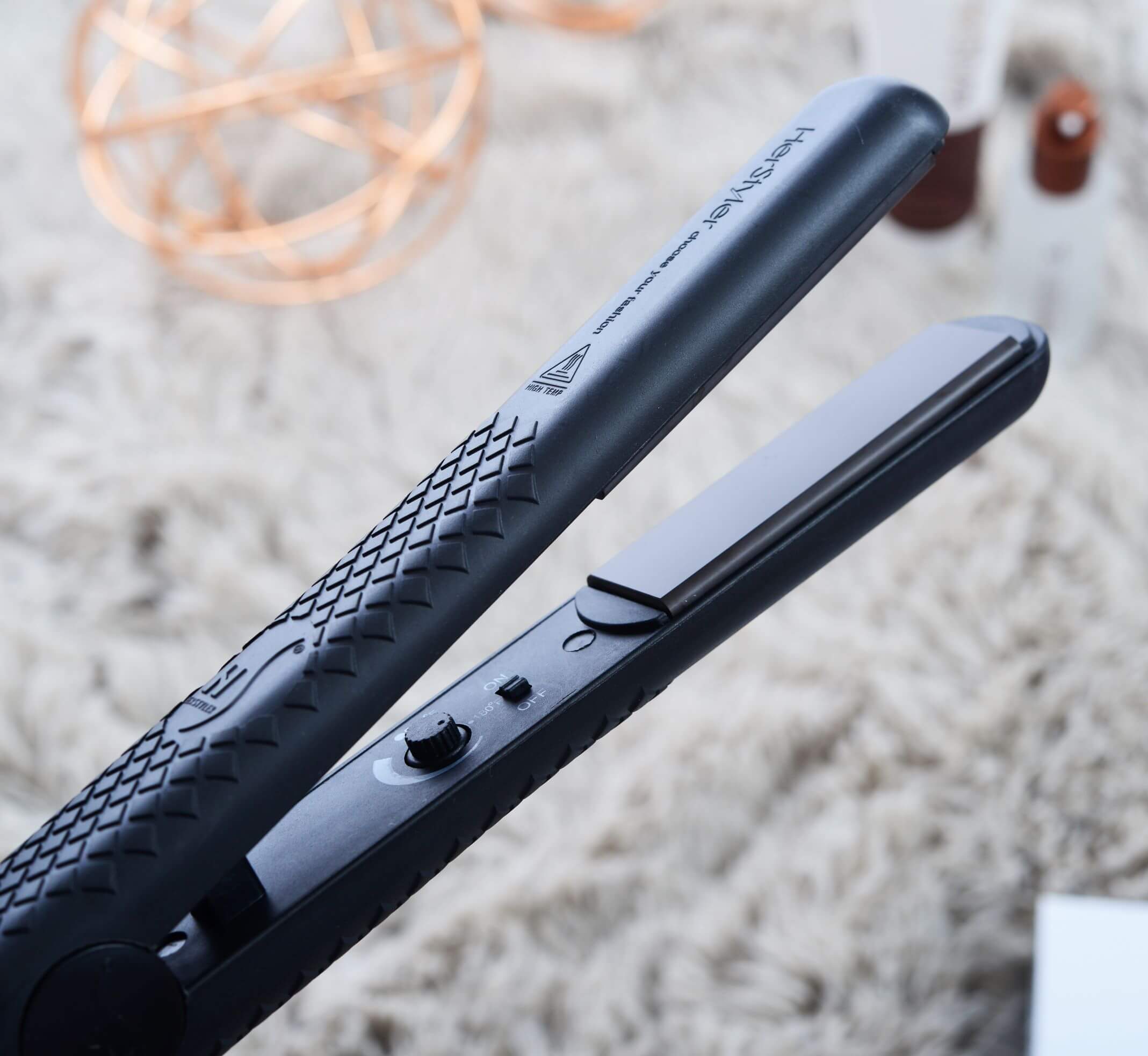 black straightener